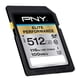 thumbnail image 1 of Tarjeta De Memoria Flash Pny Elite Performance Class 10 U3 Sdxc De 512 Gb, 1 of 4