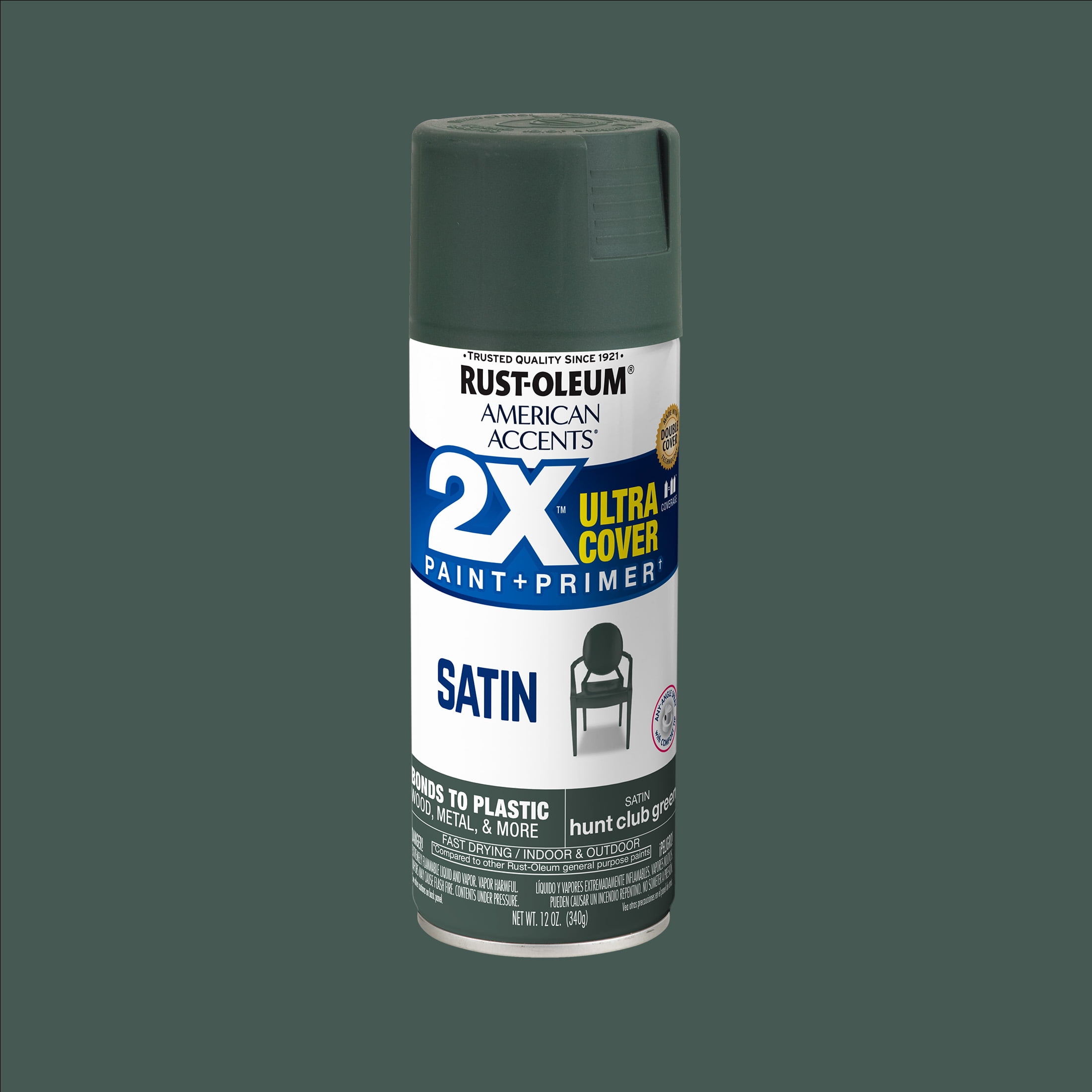 6 pack) Hunt Club Green, Rust-Oleum American Accents 2X Ultra
