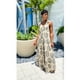 thumbnail image 3 of 1 pieza de mujer extra largo pantalones de pierna ancha mono chaleco mono (beige, M), 3 of 3