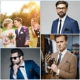 thumbnail image 2 of 24 Pcs Multi Colored Men's Pocket Handkerchiefs, Fashionable Wedding and Business Banquet Accessories, Suitable for Formal Occasions Such As Dances, Weddings, Parties, and Business Events, 2 of 10