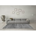 thumbnail image 3 of Ahgly Company Indoor Round Abstract Gray Modern Area Rugs, 8' Round, 3 of 4
