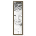 thumbnail image 2 of ArtToFrames 11" x 43" Aged White Gold Picture Frame, 11x43 inch Silver Wood Poster Frame (WOM-2036),  Pack, 2 of 7