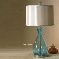 thumbnail image 1 of Uttermost Lampe de Table en Verre Meena en Bleu Clair, 1 of 2