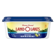 Land O Lakes Butter with Olive Oil & Sea Salt, Spreadable, 7 oz Tub