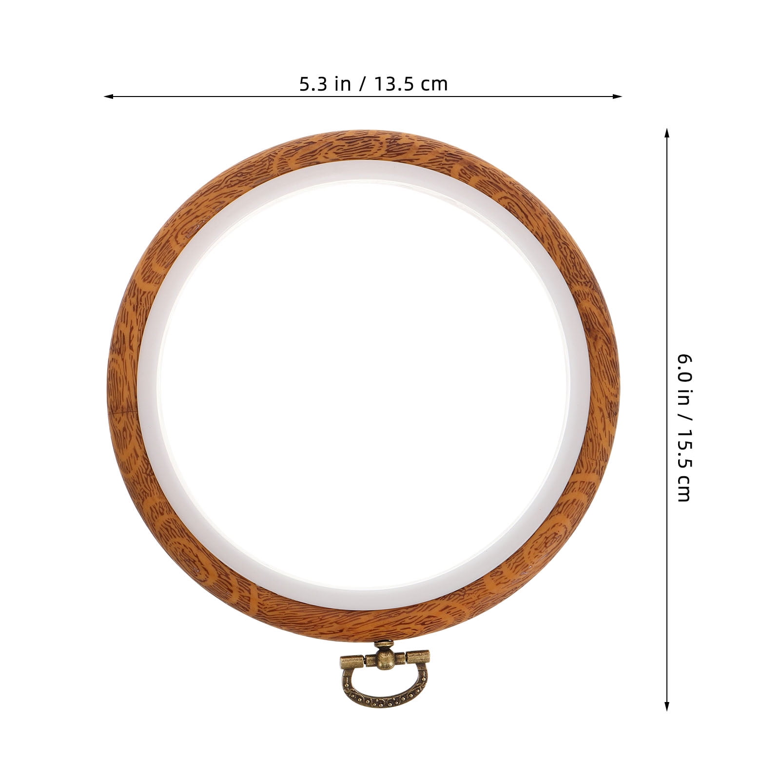 HEANUJJ 10Pcs Round Embroidery Hoops for Needlework and Handiwork with Portable Plastic Frame