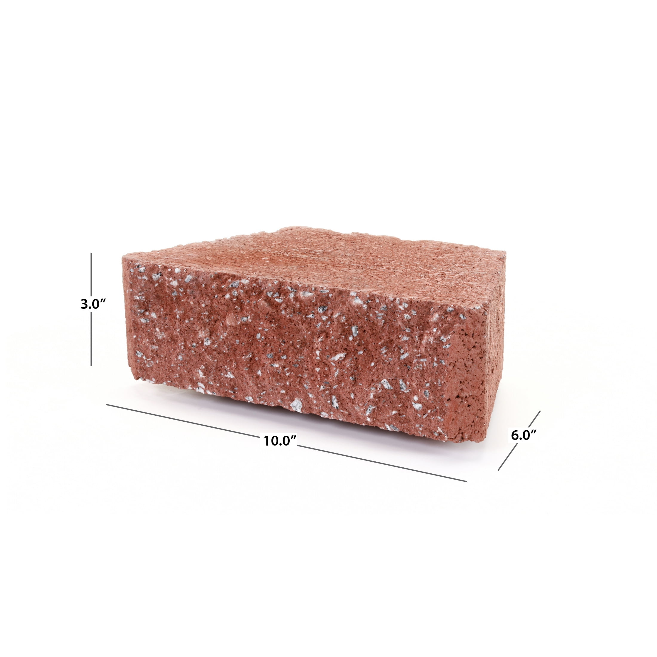 Pavestone 10" Red Concrete Retaining Wall