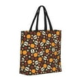 thumbnail image 2 of Naloa Skulls Tote Bag for Women, Foldable Tote Bag With Zipper, Large Shoulder Bag, Top Handle Handbag for Travel, Work, Shopping, 2 of 9
