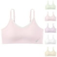 thumbnail image 3 of Qingpeng Girls Sport Bras Teens Girls Training Bras 12-15 with Adjustable Straps Fixed Pads, 3 of 3