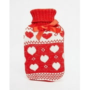 NPW Winter Warmer Heart Sweater over Hot Water Bottle 750ml
