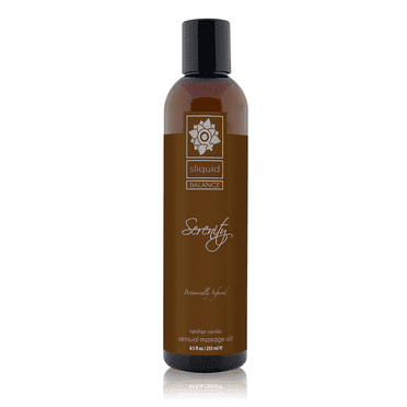 Sliquid Organics Balance Massage Oil Serenity (French Vanilla) 8.5oz