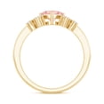 thumbnail image 3 of Rosec Jewels IGI Certified Lab Grown Pink Diamond Heart Engagement Ring (1 Carat, VS1 Grade) - Pink White Diamond Ring - Gift for Women, 18K Yellow Gold, US 7.50, 3 of 9