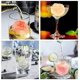 thumbnail image 3 of 4 Cavity Ice Cube Trays 3d Silicone Pink Ice Cube Mold with Removable Gray Funnel Lid, 3 of 4