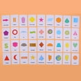 thumbnail image 4 of 36 piezas de Pared de Pared y Murales de Aprendizaje para Formas Yotijar Word Flash Cards, 4 of 4