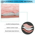 thumbnail image 6 of Luxtrada Pet Dog Self Cooling Mat Pad Ice Silk Mat Pet Cooling Non Sticking Blanket Keep Pets Summer Cool Comfort for Cats and Dogs Home (Pink,Size S), 6 of 8