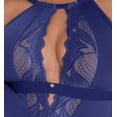 thumbnail image 3 of Scantilly by Curvy Kate Indulgence Stretch Lace Body Suit (ST010704),2XL,Deep Blue, 3 of 5
