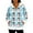 Sky Blue, variant on Women's Casual Fashion Long-Sleeve Zip-Up Fleece Hooded Cardigan with Christmas Print, Cozy and Warm for Winter Season,Sky Blue,2XL
