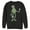 Black, variant on Men's The Muppets Kermit Flower Bouquet  Sweatshirt Athletic Heather 3X Large