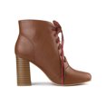thumbnail image 3 of BLISSFUL STEP Women's Round Toe Chunky Heels Ankle Boots, 3 of 6