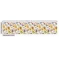 thumbnail image 3 of Ambesonne Birthday Party Fabric by the Yard Upholstery, Happy Animals Fun, 5 Yards, Grey Yellow Multicolor, 3 of 5