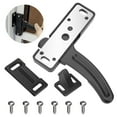 thumbnail image 3 of GUYUTING Aluminum RV Screen Door Latch Right Handle Travel Trailer Camper Motorhome Inside Black Finish Easy Installation Security Upgrade, 3 of 9