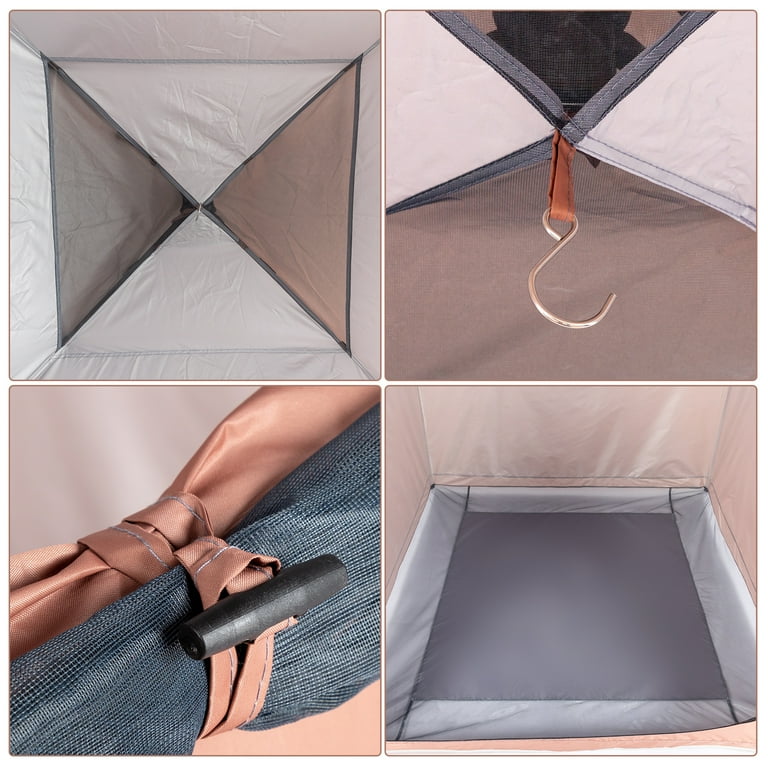 Zimtown 6.8FT Pop Up Shower Tent with Mesh Floor & Bag