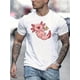 thumbnail image 1 of Happy Axolotl Graphic Print Men's Creative Top, Casual Short Sleeve Crew Neck T-shirt, Men's Clothing For Summer Outdoor, Casual Sporty Tee, Summer Gifts, 1 of 7