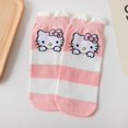 thumbnail image 5 of Calcetines Sanrio Mujer My Melody Kuromi Hello Kitty Calcetines Personaje Anime Lindo Corto Harajuku Algodón Casual Niñas Calcetines, 5 of 5