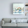 thumbnail image 2 of Trademark Fine Art Emma Caroline Beach Town Summer II Canvas Wall Art - 35x35, 2 of 5
