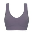 thumbnail image 5 of Padded T Shirt Bras for Women Women's Solid Daily Casual Double Layer Seamless Sports Back Support Large Bra Underwire T-shirt Bra Padded Bralettes for Women Sexy, 5 of 5