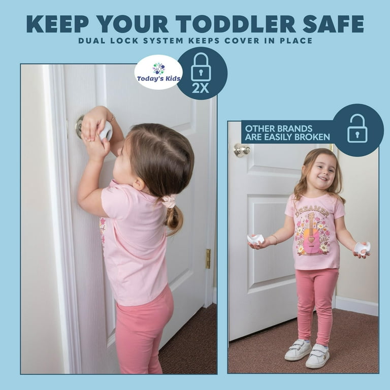 Todays Kids Door Knob Covers for Child Safety, 4 Pack photo 3