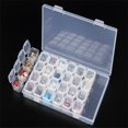 thumbnail image 2 of 28 Slots Plastic Storage Box Diamond Painting Kits Nail Art Rhinestone Tools Beads Storage Box Case Organizer Holder, 2 of 5
