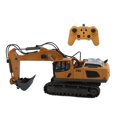 thumbnail image 2 of Excavadora de control remoto a escala 1:20 de 2,4 G con rotación de 680° y 11 canales, vehículo de construcción a control remoto, batería única, 2 of 14