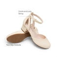 thumbnail image 4 of Zapatos de Vestir para Niñas DREAM PAIRS en Marfil con Correa al Tobillo y Tacón de 3 cm, 4 of 6