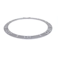 thumbnail image 2 of BEZEL INSERT FOR 40MM ROLEX YACHTMASTER 16622, 16623 18KW REAL GOLD SILVER COLOR, 2 of 2