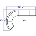 thumbnail image 5 of Flash Furniture Hercules Alon 5 Piece Reception Seating in Black, 5 of 5