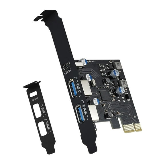 Desktop PC USB Expansion Card, PCIe to USB3.0 with 18W Fast Charging, 3 port