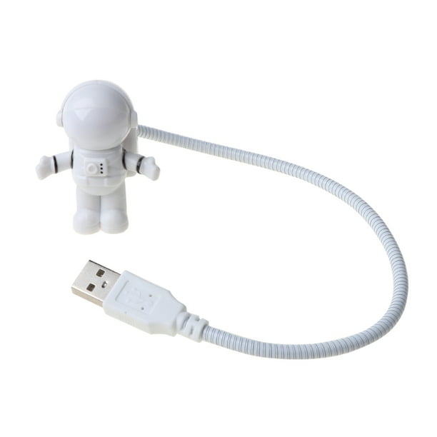 Duwen Vervloekt limoen YESTUNE USB Astronaut Powered Mini LED White Night Light Lamp Bulb for  Laptop PC Reading - Walmart.com