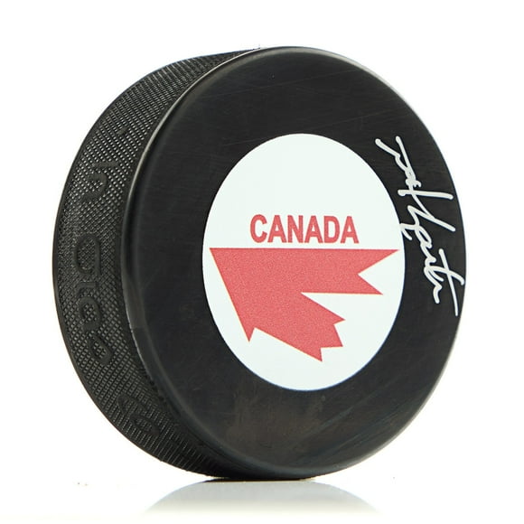 Mike Gartner Équipe Canada Rondelle de Hockey de la Coupe du Canada Signée