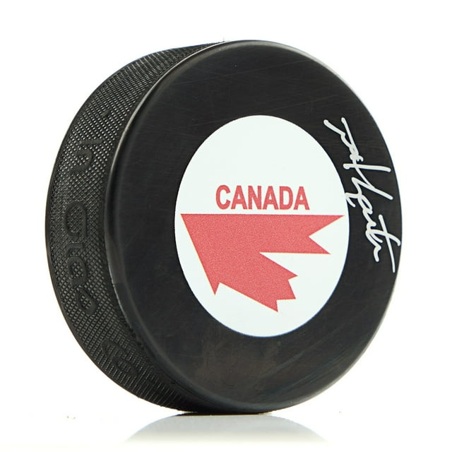 Mike Gartner Équipe Canada Rondelle de Hockey de la Coupe du Canada Signée