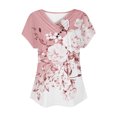 thumbnail image 4 of Kayannuo Womens Tops Shirts for Women Valentine's Day Women's V-Neck Fashion Casual Short-Sleeved Spring And Summer Top, 4 of 5