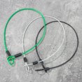 thumbnail image 3 of 3 Colors MTB Bike Rope Security Safety Rope Anti-theft Ropes Steel Cable Lock Cycling Strong Wire Road Bike Lock Bicycle Lock Wire GREEN 0.5 METERS, 3 of 8