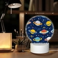 thumbnail image 6 of Balery Planets and Stars Pattern Acrylic Night Light Gift with 3 Color ModesTouch-Sensitive LED Lamp Perfect Gift for Mother's Day, Birthday, or Christmas, 6 of 9