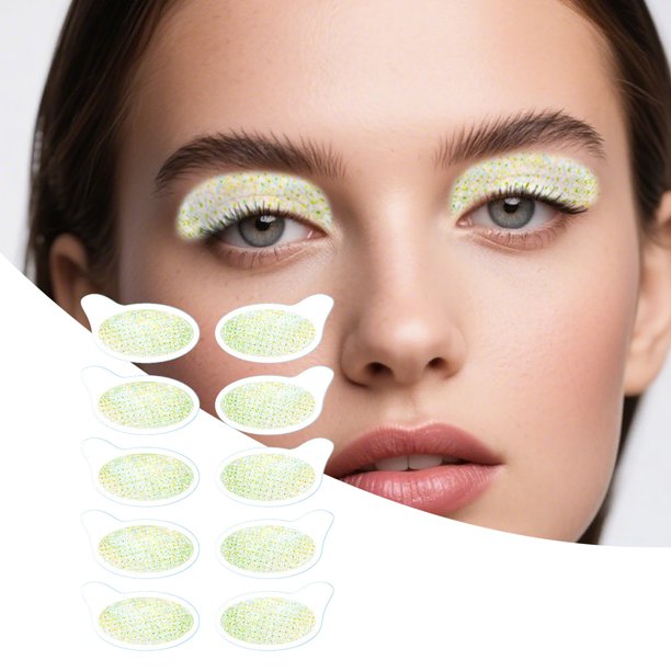 Pisexur Belleza Maquillaje Pegatinas de tatuajes de sombras de ojos cromáticas, resistentes al agua y al sudor, con duración de 24 horas, calcomanías hiperrealistas que campara mujeres y hombres