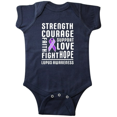 

Inktastic Lupus Awareness Strength Support Courage Gift Baby Boy or Baby Girl Bodysuit