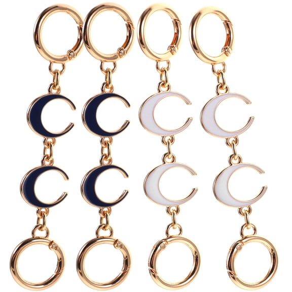 LOLIPPYY 4 Pcs Bag Extender Chain for Handbags Assorted Color Extend Bag Straps