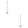 thumbnail image 2 of Redempat Stainless Table Number Holder Sign Holder Photo Stand for Hotel en Silvery 40cm 2Set, 2 of 6