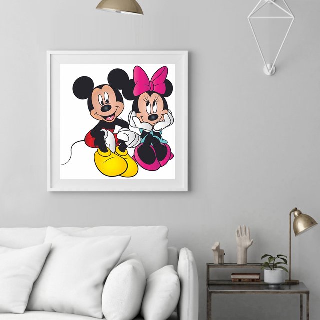 Cuadros Decorativos 5D DIY diamante pintura ratón dibujos animados completo redondo taladro mosaico arte imagen Kits Ndcxsfigh Nuevos Originales