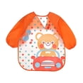 thumbnail image 5 of Baberos de bebé con mangas largas, juego de 4 baberos de manga impermeable, unisex brillar Electrónica, 5 of 5