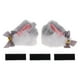 thumbnail image 1 of Accesorios de Casco de Motocicleta Decoración Orejas de Gato con Colores Gradientes y Campanas para Cascos de Motocicleta Bicicleta Esquí Gris Blanco Piel Sintética Stickers 1 Juego, 1 of 6