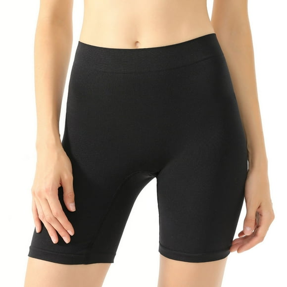 Womens High Waisted Boyshorts Panties Leggings Shorts Under Dress Shaperwear Briefs Lace Boyshorts Panties for Women Black S